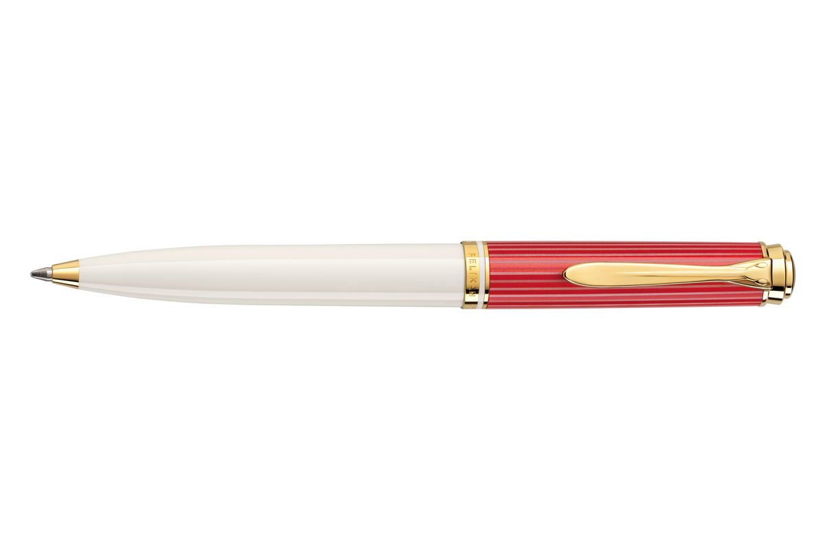 Pelikan Souverän K600 Red White Balpen