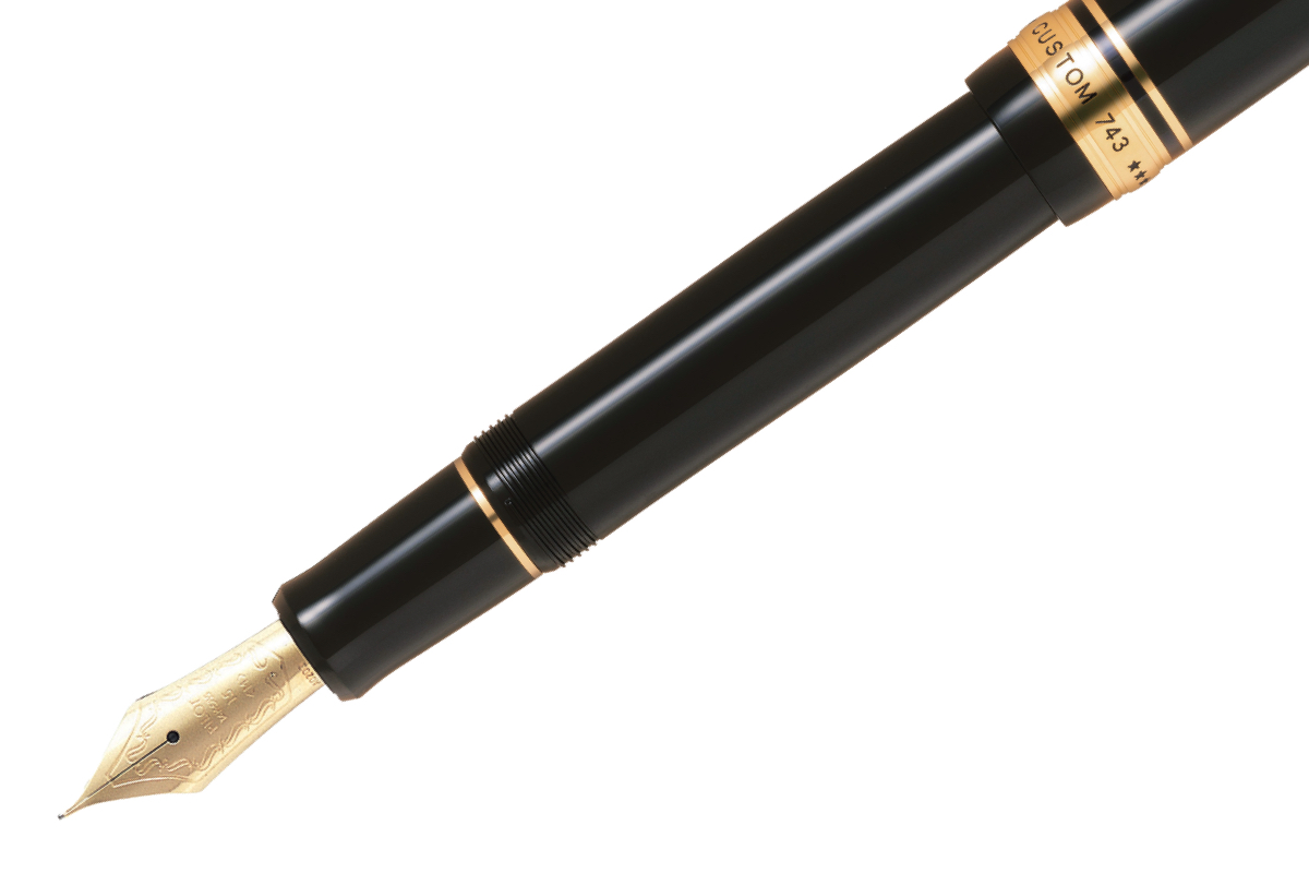 Pilot Custom 743 Black Fountain Pen