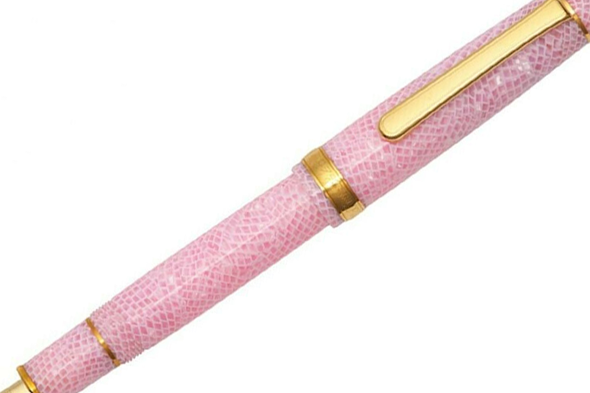 Platinum fountain pen #3776 celluloid cherry bold PTB-30000S #40-4 Japan Import 