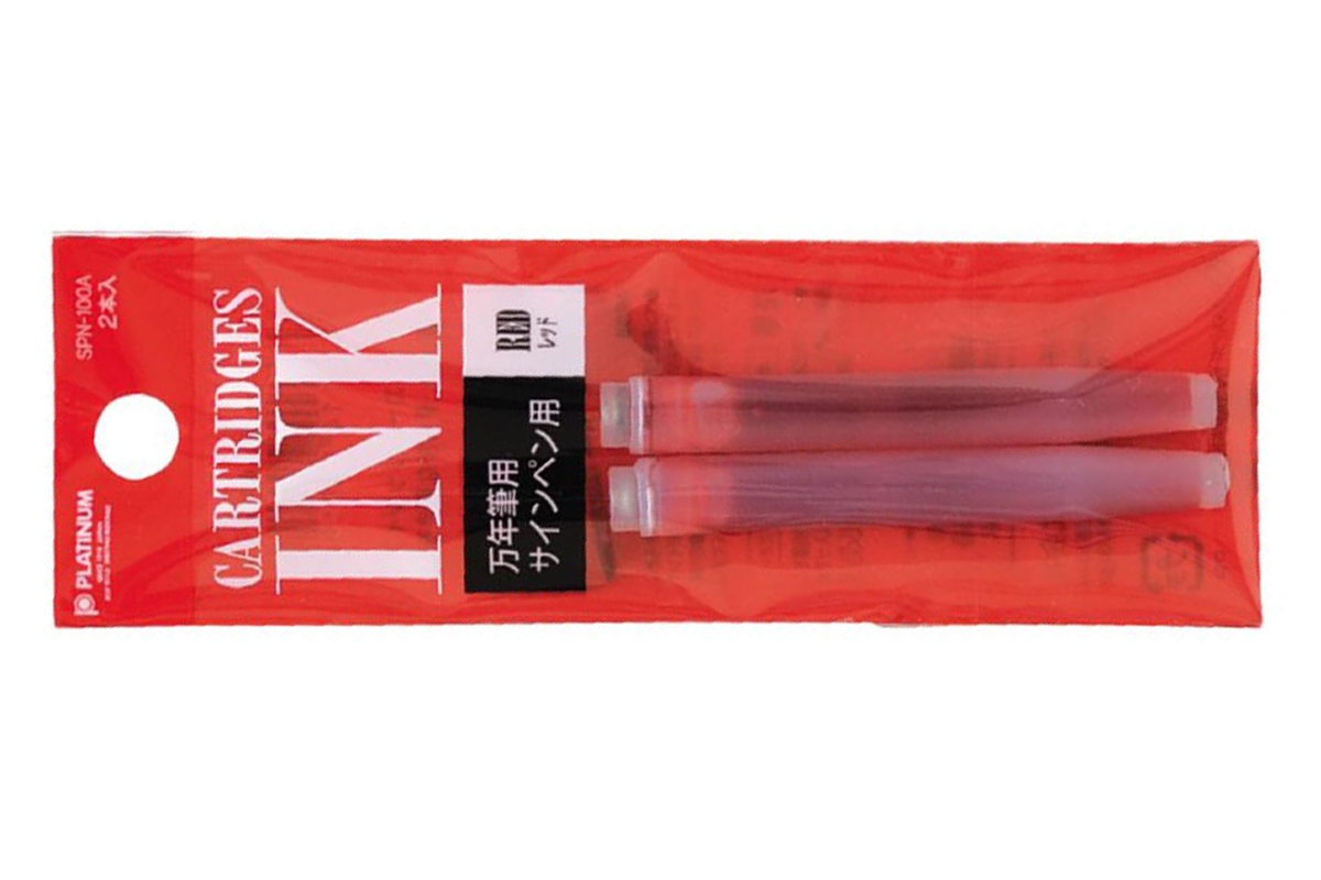 Platinum Inktpatronen Dyestuff Red (2 stuks)