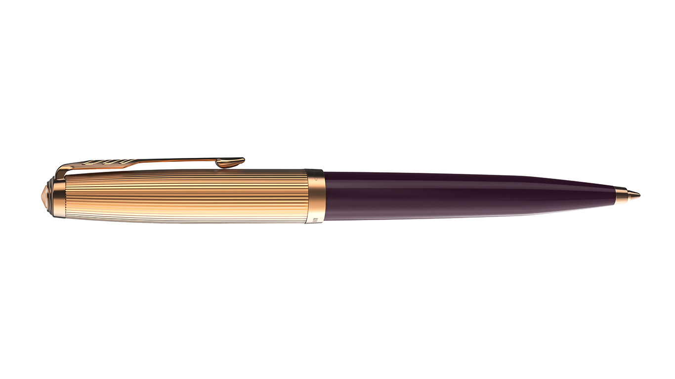 Parker 51 Deluxe Plum GT Ballpoint Pen