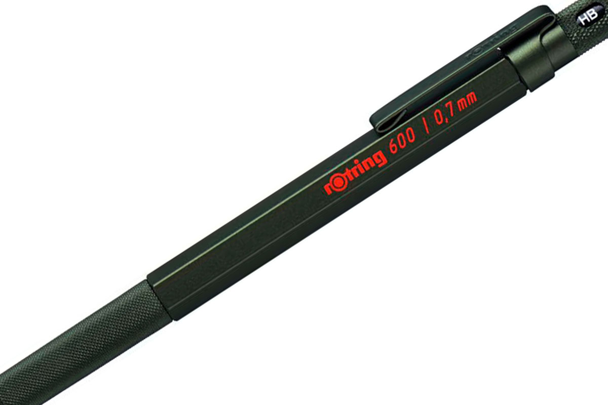Rotring 600 Black Barrel 0.7mm Mechanical Pencil