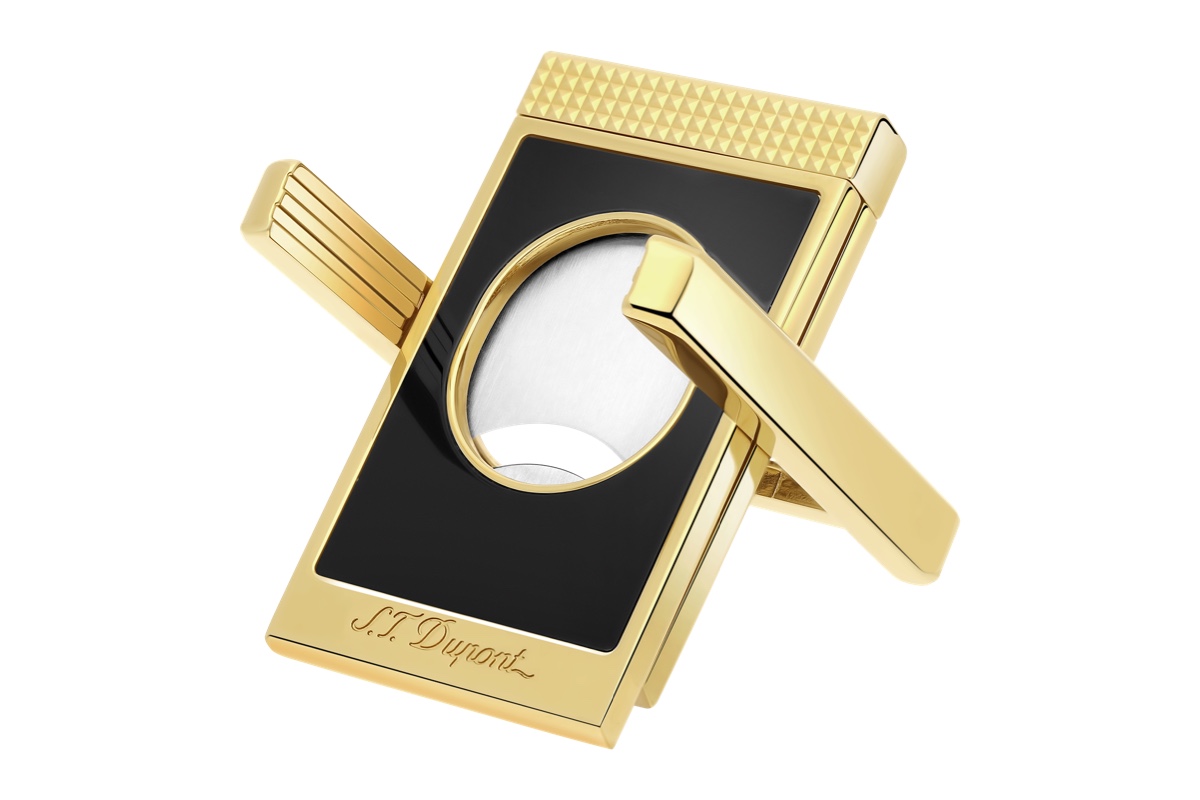 S.T. Dupont Cigar Cutter Stand Black/Gold