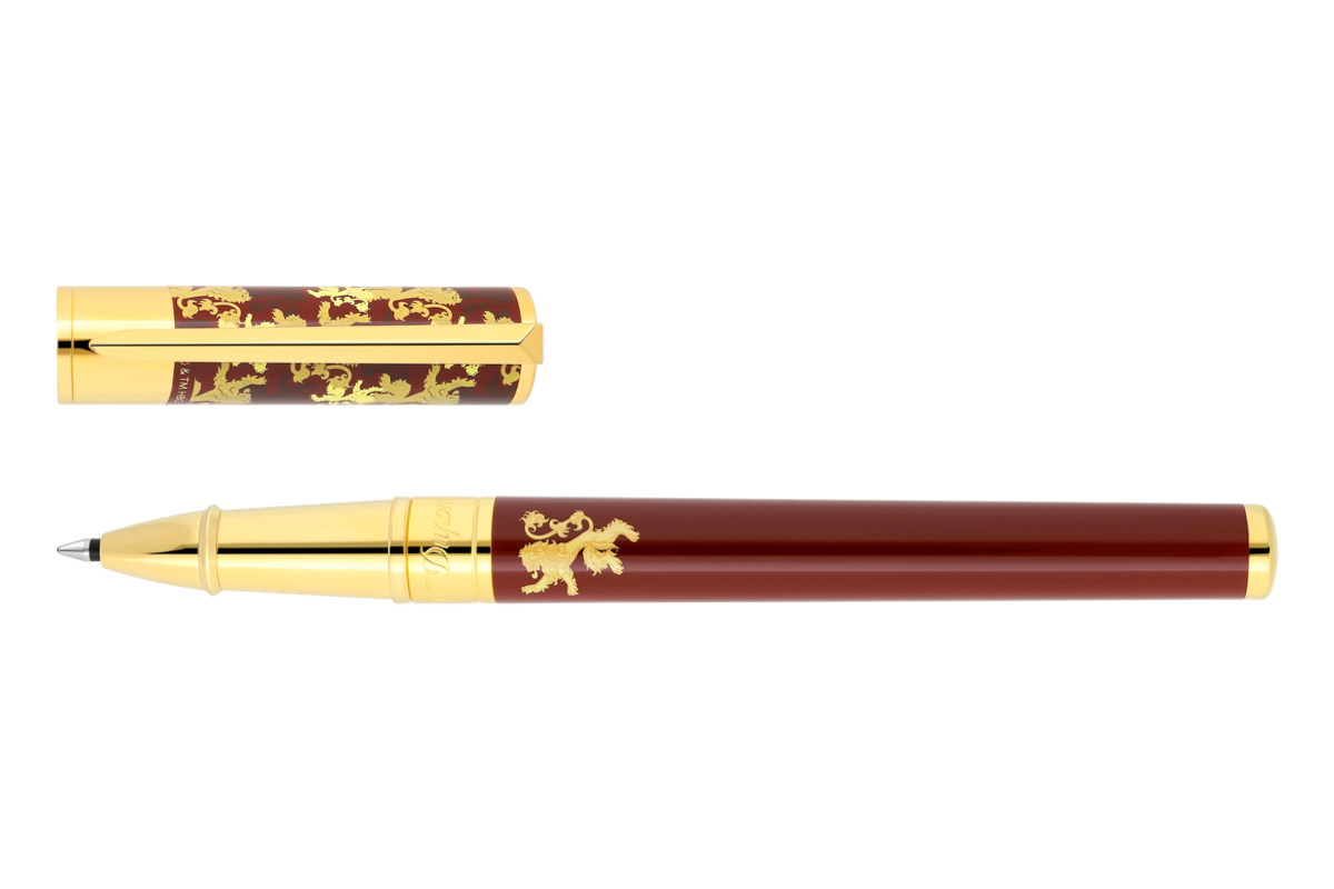 S.T. Dupont Game of Thrones D-Initial Noble Houses 'Lannister' Rollerball