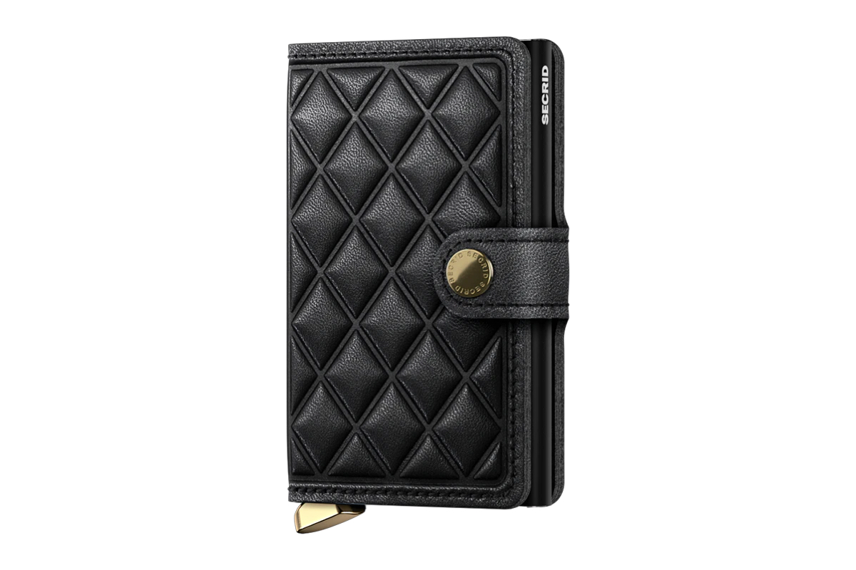 SECRID Premium Miniwallet Emboss Diamond Black