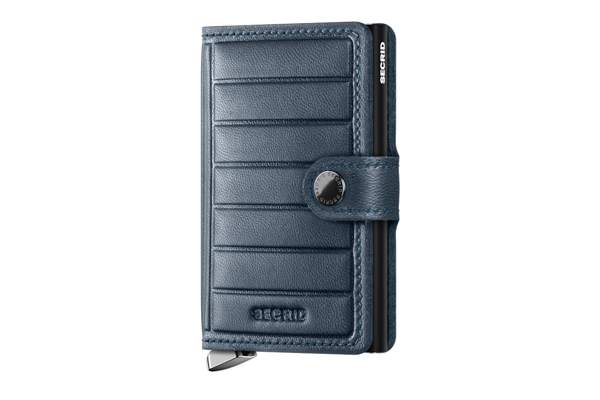 SECRID Premium Miniwallet Emboss Lines Teal