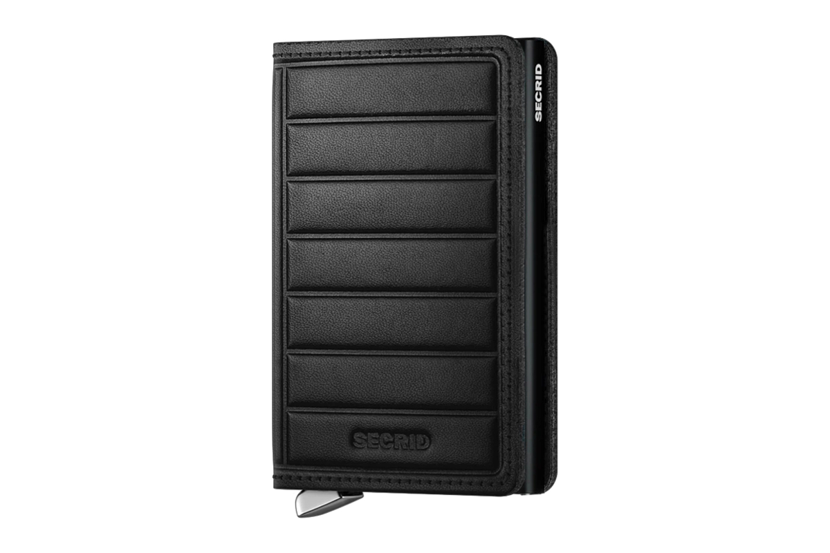 SECRID Premium Slimwallet Emboss Lines Black