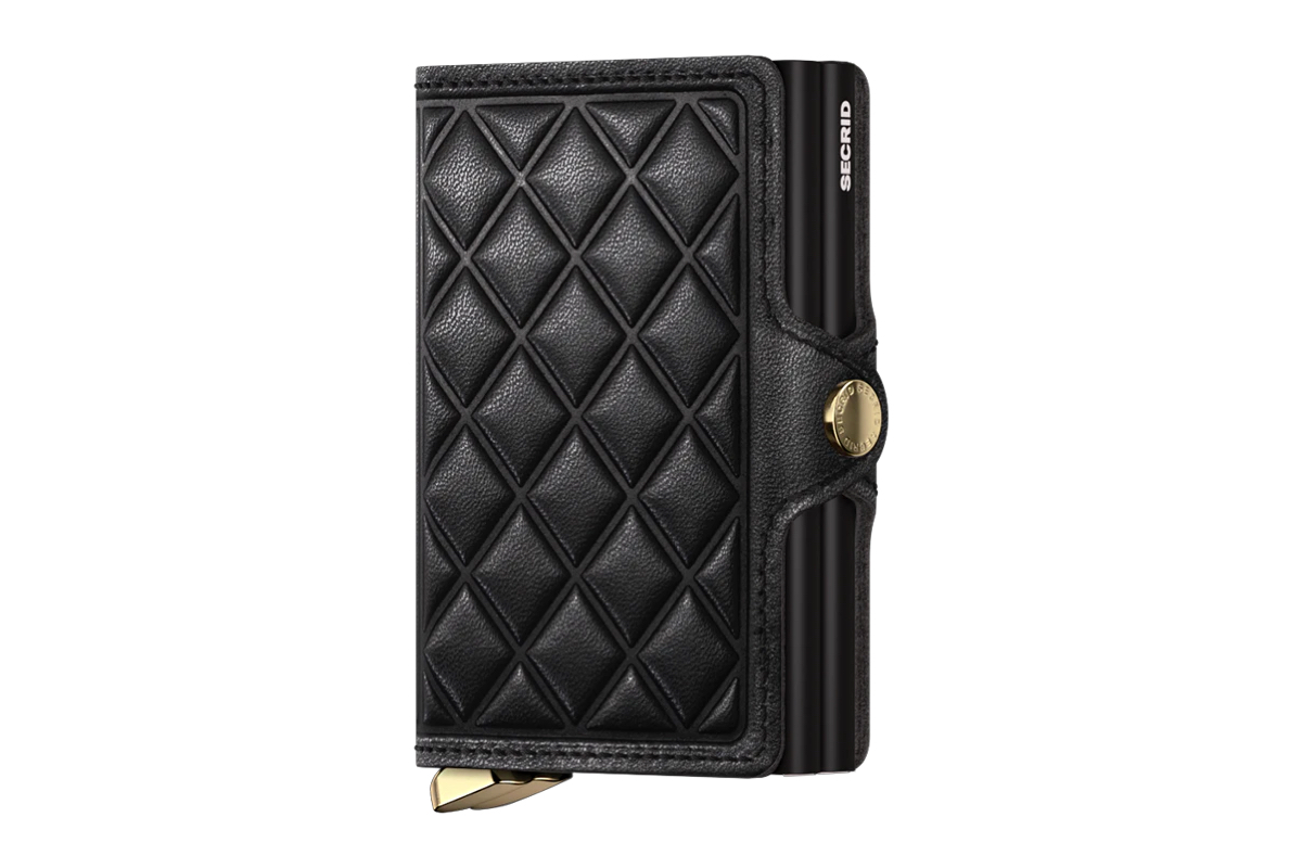 SECRID Premium Twinwallet Emboss Diamond Black