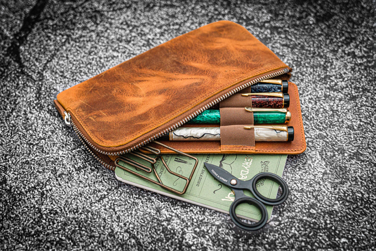 Pen Cases For Pocket Pens - Galen Leather