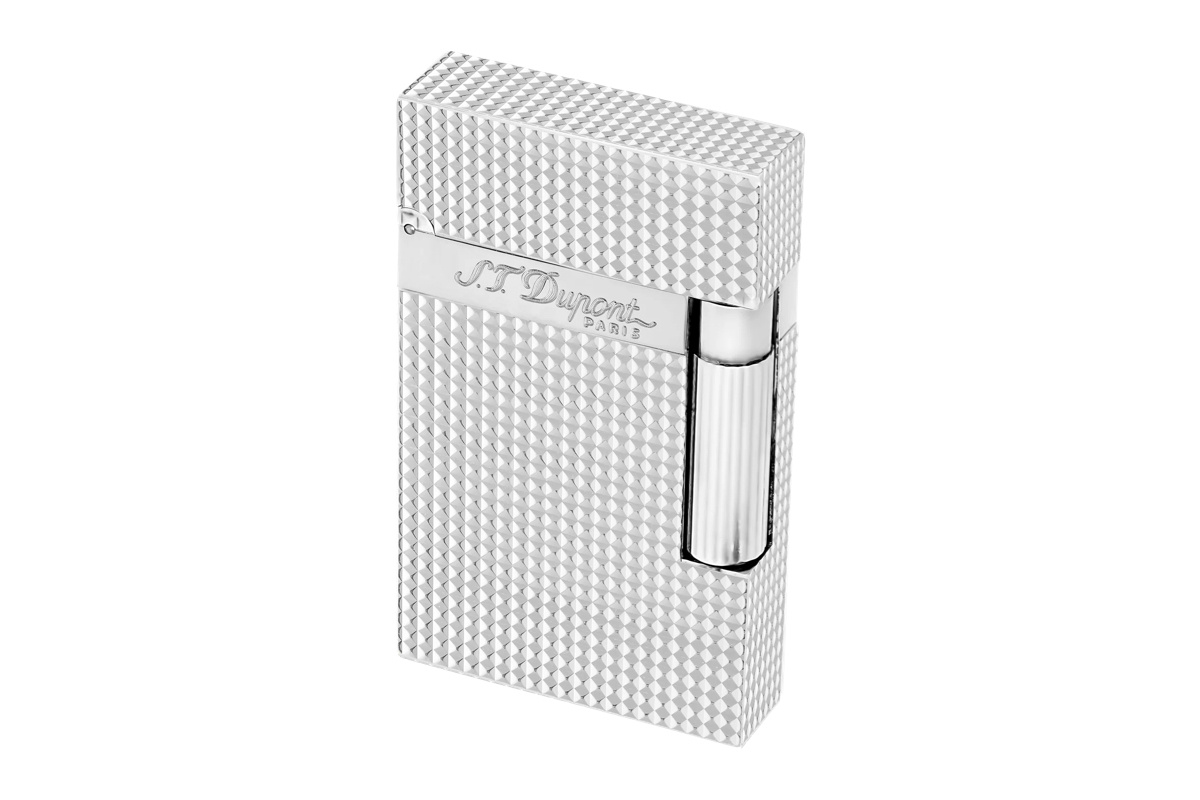 S.T. Dupont Ligne 2 Diamond Head Silver Aansteker