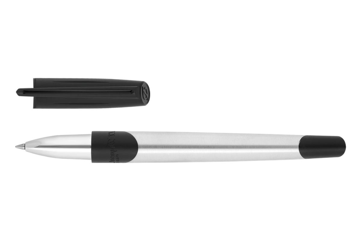 S.T. Dupont Défi Millenium Brushed Chrome and Matte Black Rollerball