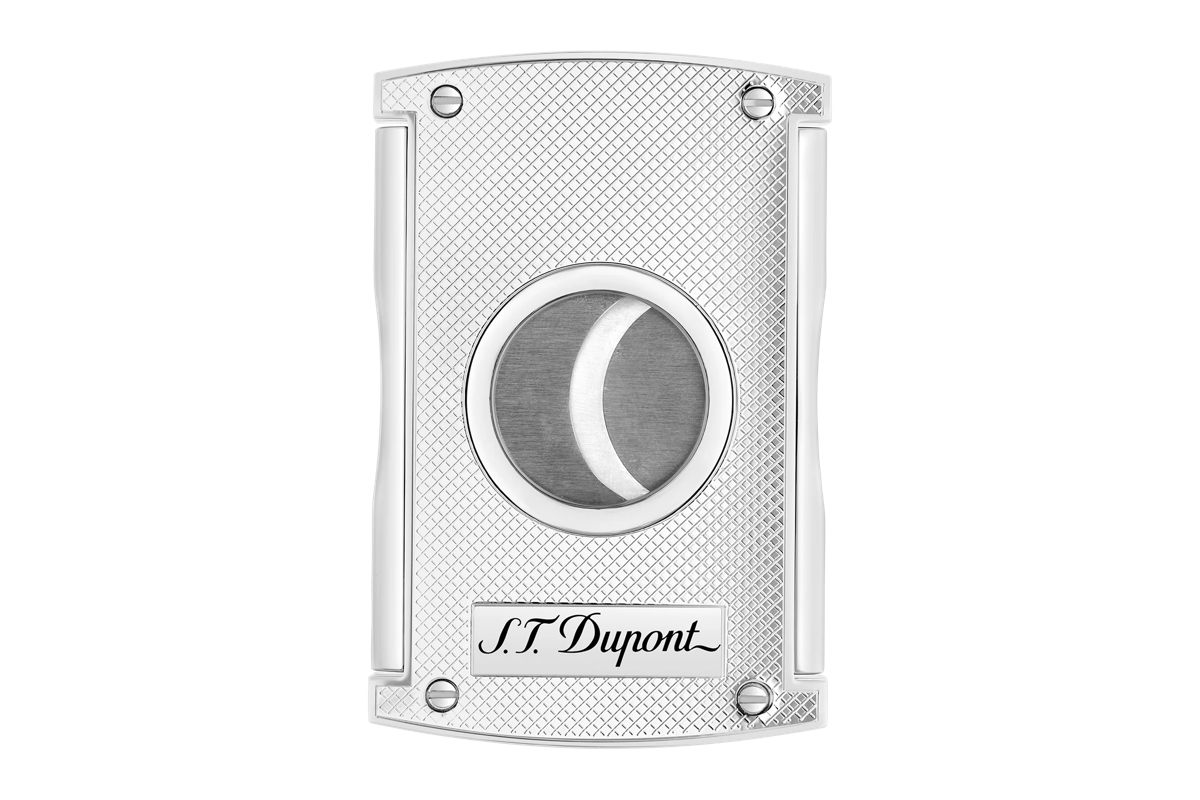 S.T. Dupont Chequered Chrome MaxiJet Sigarenknipper