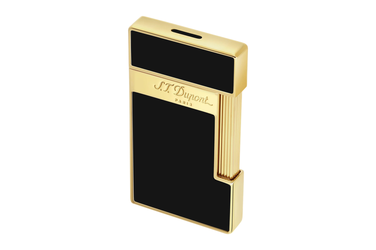 S.T. Dupont Slimmy Black/Gold Aansteker