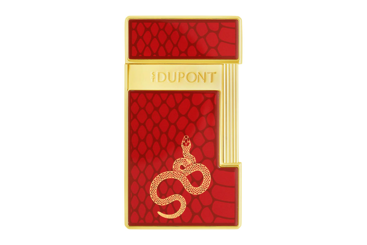 S.T. Dupont Slimmy Chinese New Year 'Red Snake' Aansteker