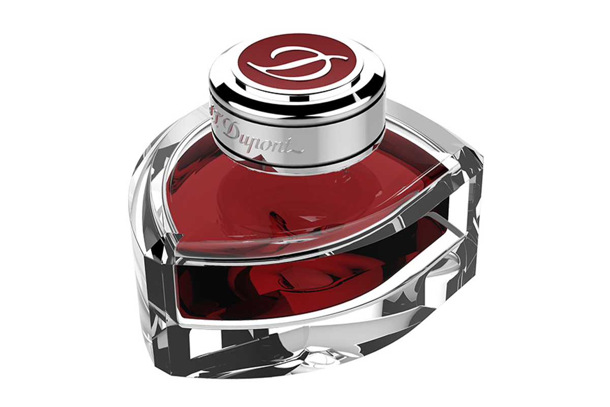 ST Dupont Line D Inktpot Flamboyant Red