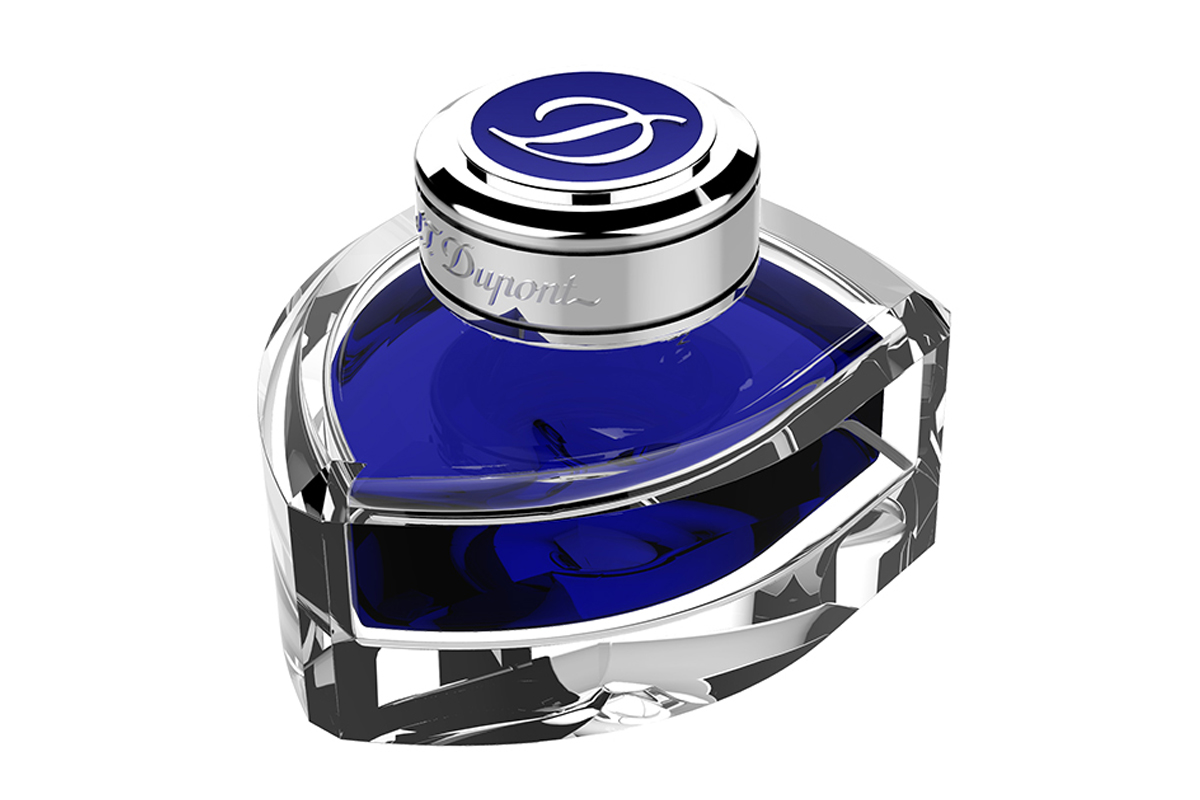 ST Dupont Line D Ink Bottle Royal Blue