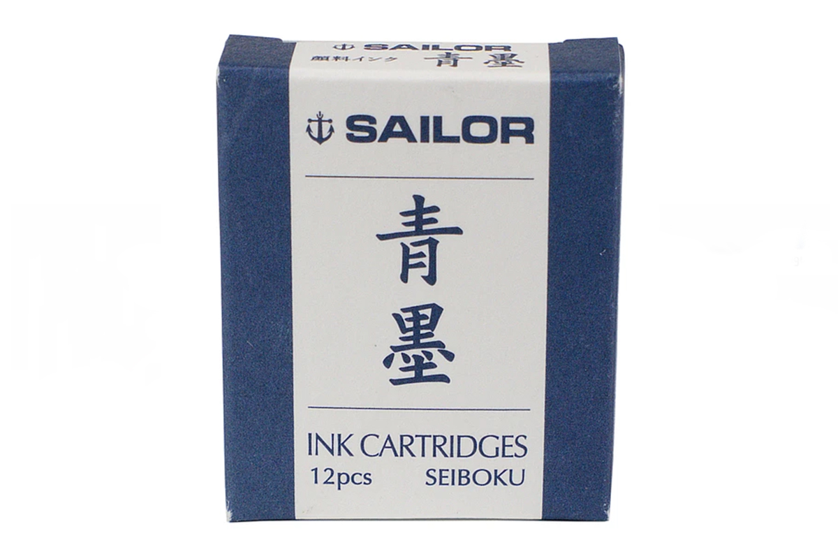 Sailor Seiboku Pigment Blauw Inktpatronen 