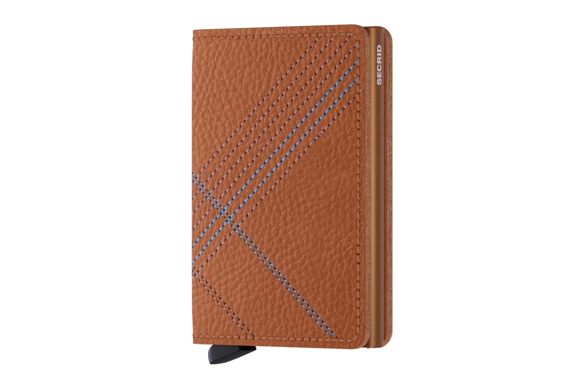 Secrid Slimwallet Stitch Linea Caramello