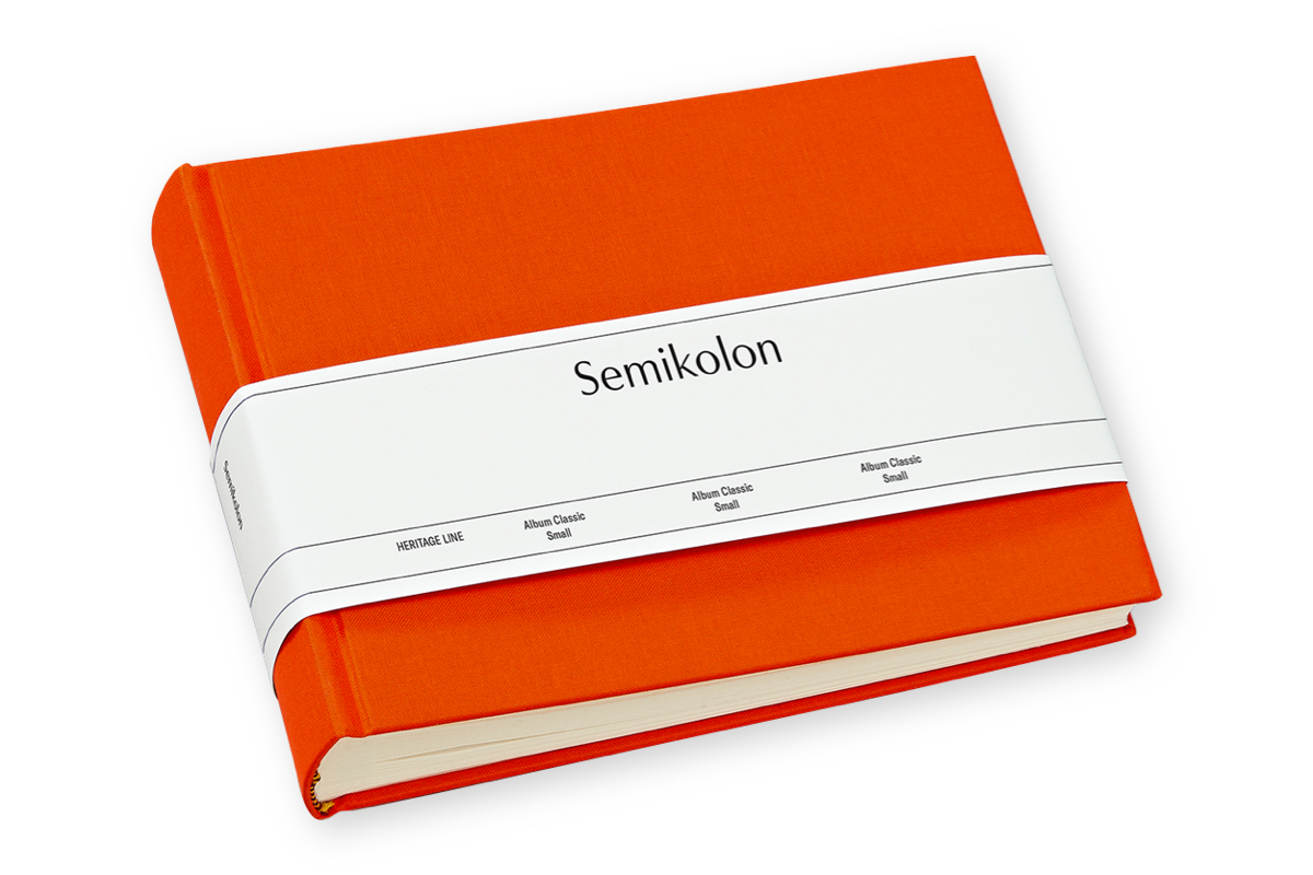 Semikolon Fotoalbum Heritage Line Classic Small Orange