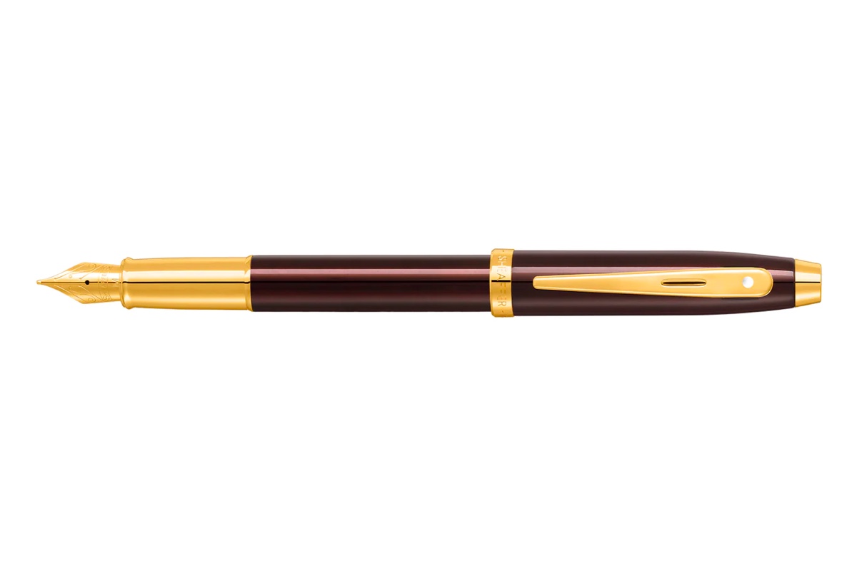 Sheaffer 100 Coffee Brown PVD Gold Vulpen