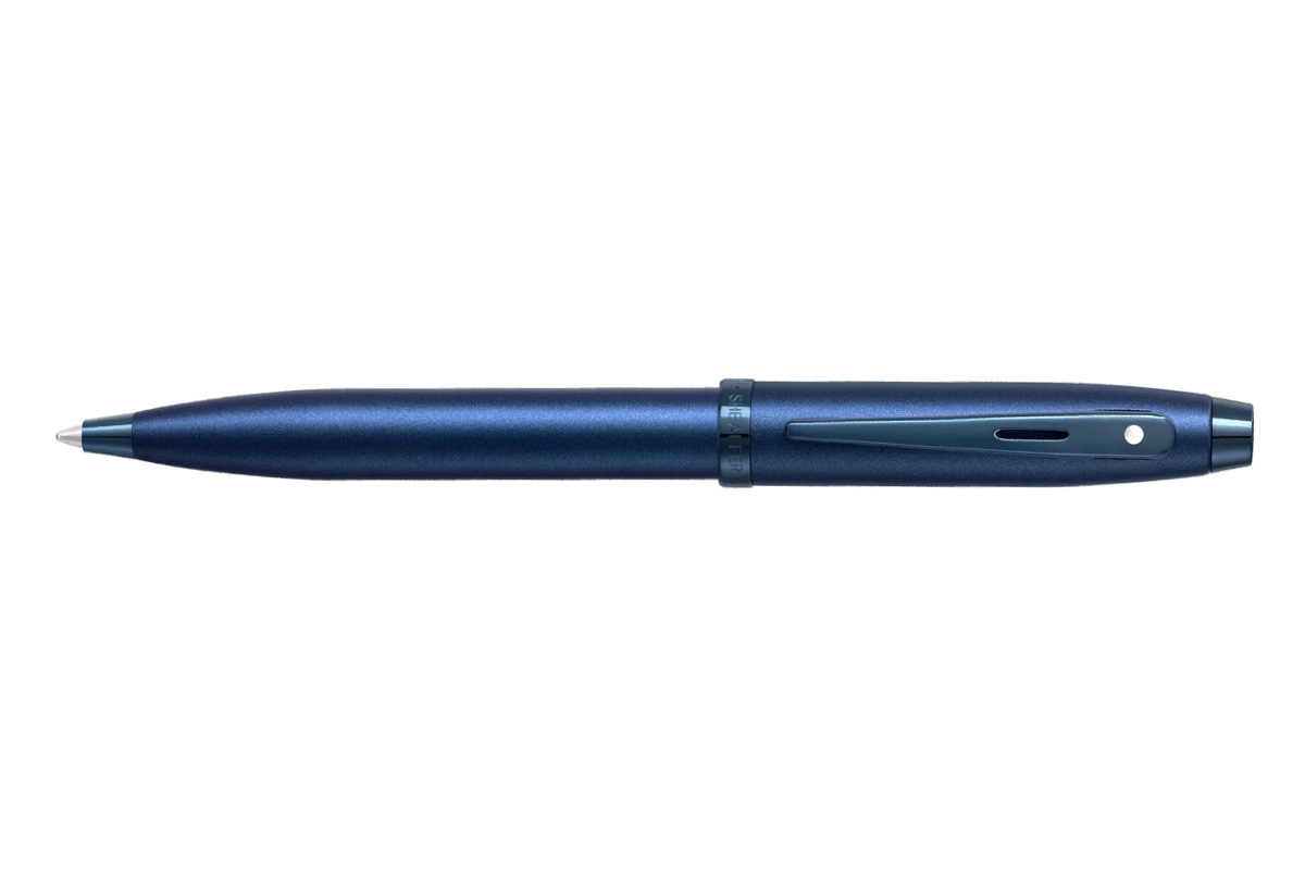 Sheaffer 100 Satin Blue PVD Balpen