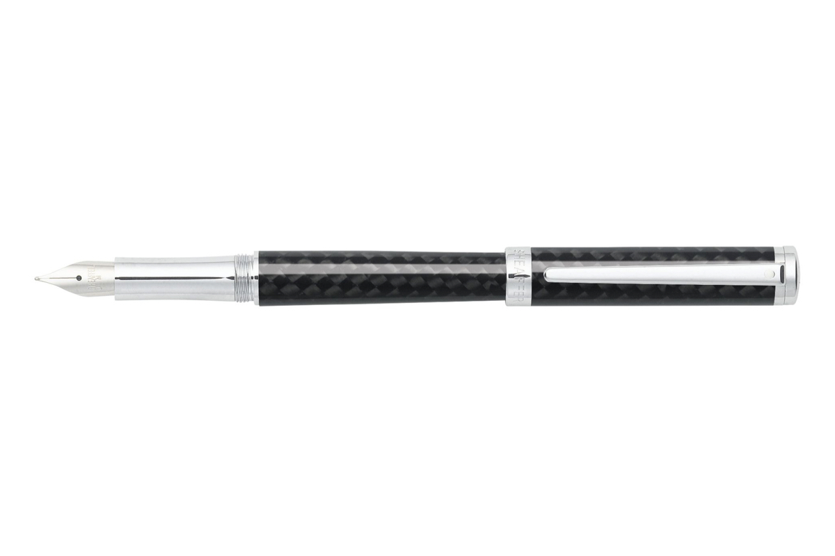 Sheaffer Intensity Carbon Fiber Chrome Trims Vulpen