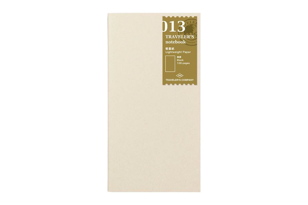 Traveler's Notebook Regular Refill 013 - Light Paper Notebook