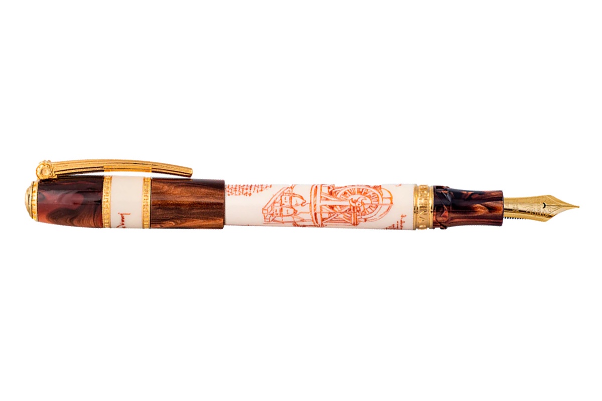 Visconti Machina Leonardo Gold Vermeil Limited Edition Vulpen