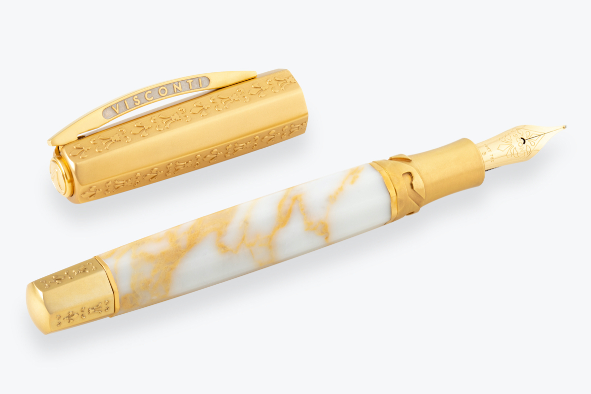 Visconti Il Magnifico 'Calacatta Gold' Limited Edition Vulpen