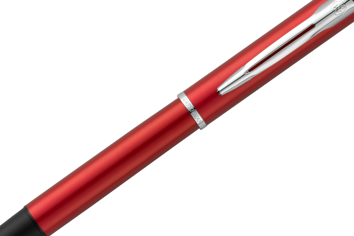 Waterman graduate allure stylo plume chrome plume fine cartouche