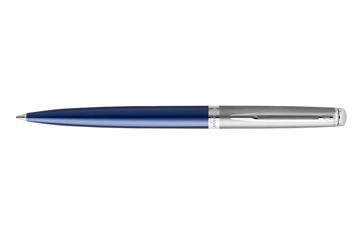 Waterman Hémisphère Sandblasted Steel Matt Blue CT Ballpoint Pen