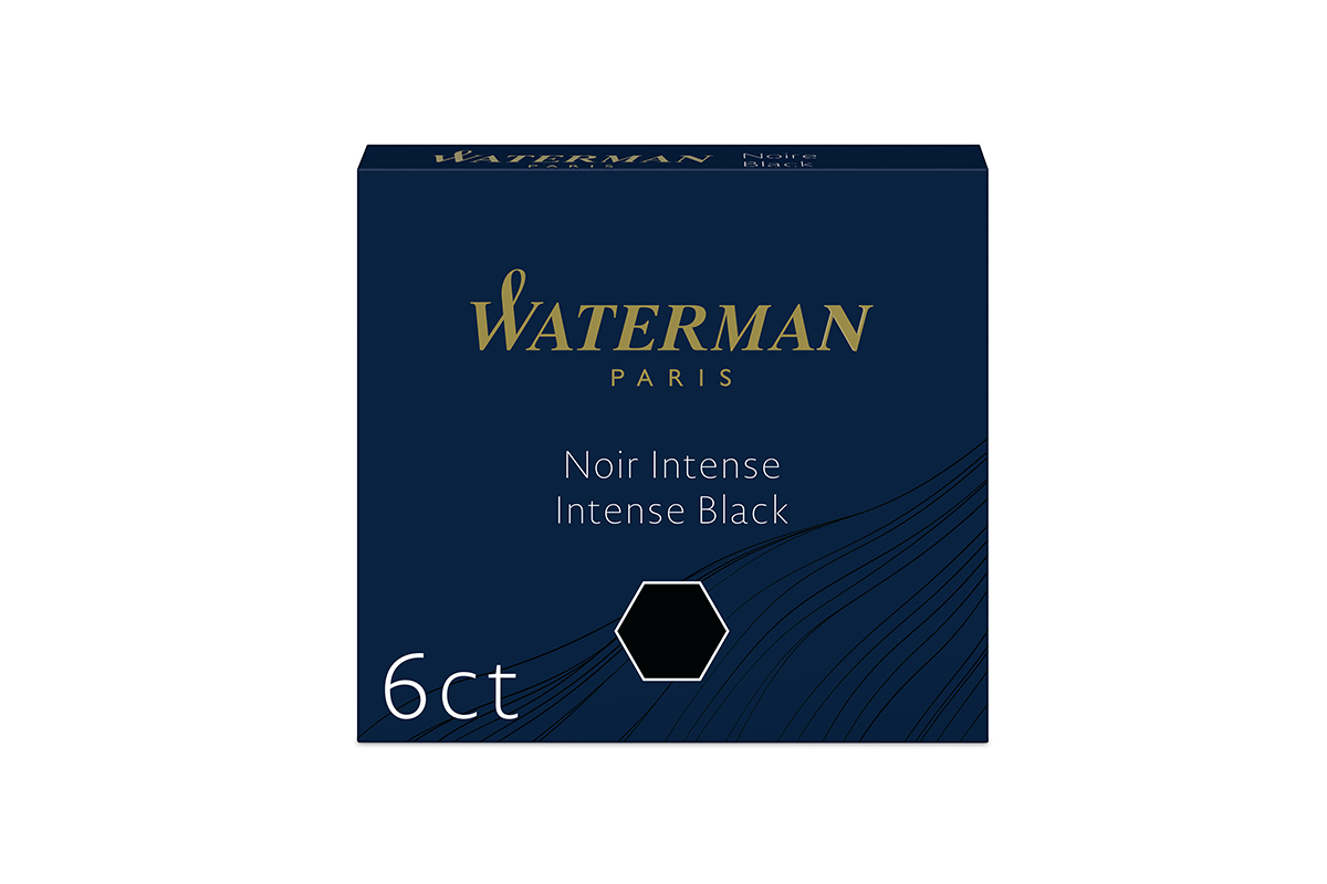 Waterman Inktpatronen International Short Intense Black