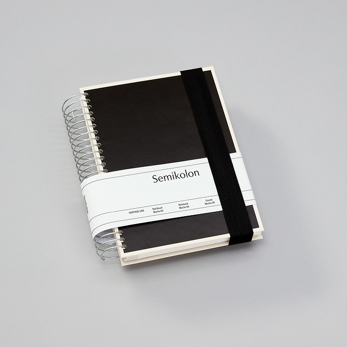 Semikolon Notebook Mucho A5 Hardcover Black