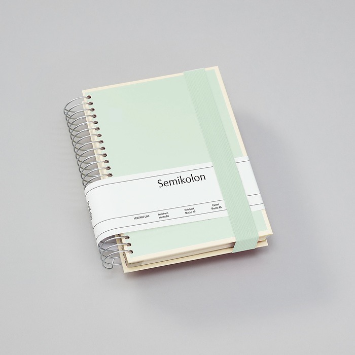 Semikolon Notebook Mucho A5 Hardcover Moss