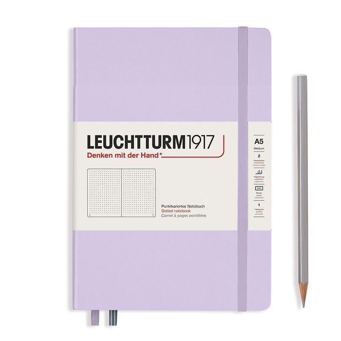 LEUCHTTURM1917 Notebook Dotted Hardcover A5 Lilac