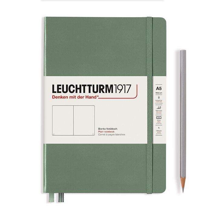 LEUCHTTURM1917 Notebook Plain Hardcover A5 Olive