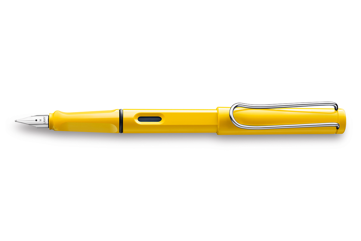Gelb with black clip as Twin Pen Yellow Lamy Safari older color 