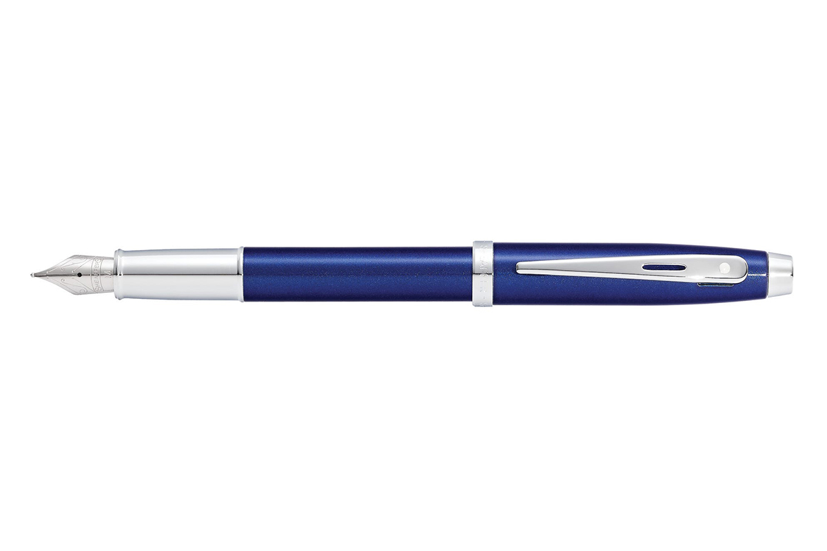 Sheaffer 100 Glossy Blue Lacquer Vulpen