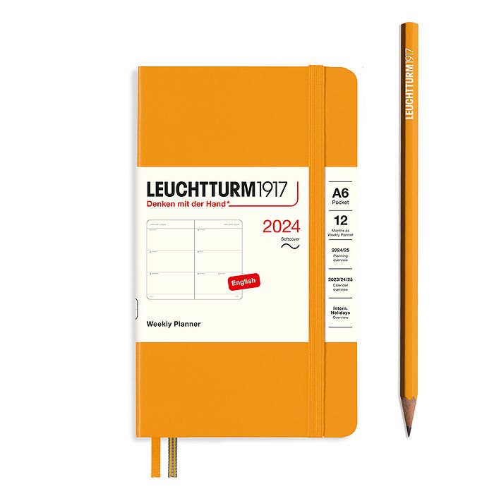 LEUCHTTURM1917 Notebook Dotted Softcover A6 Rising Sun